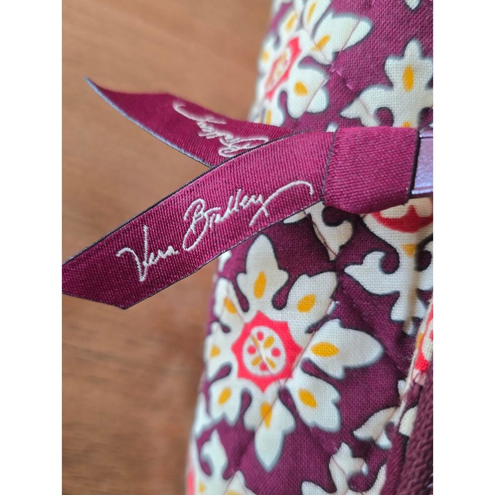 Vera Bradley Plum Floral Quilted Travel Organizer - Picture 2 of 8